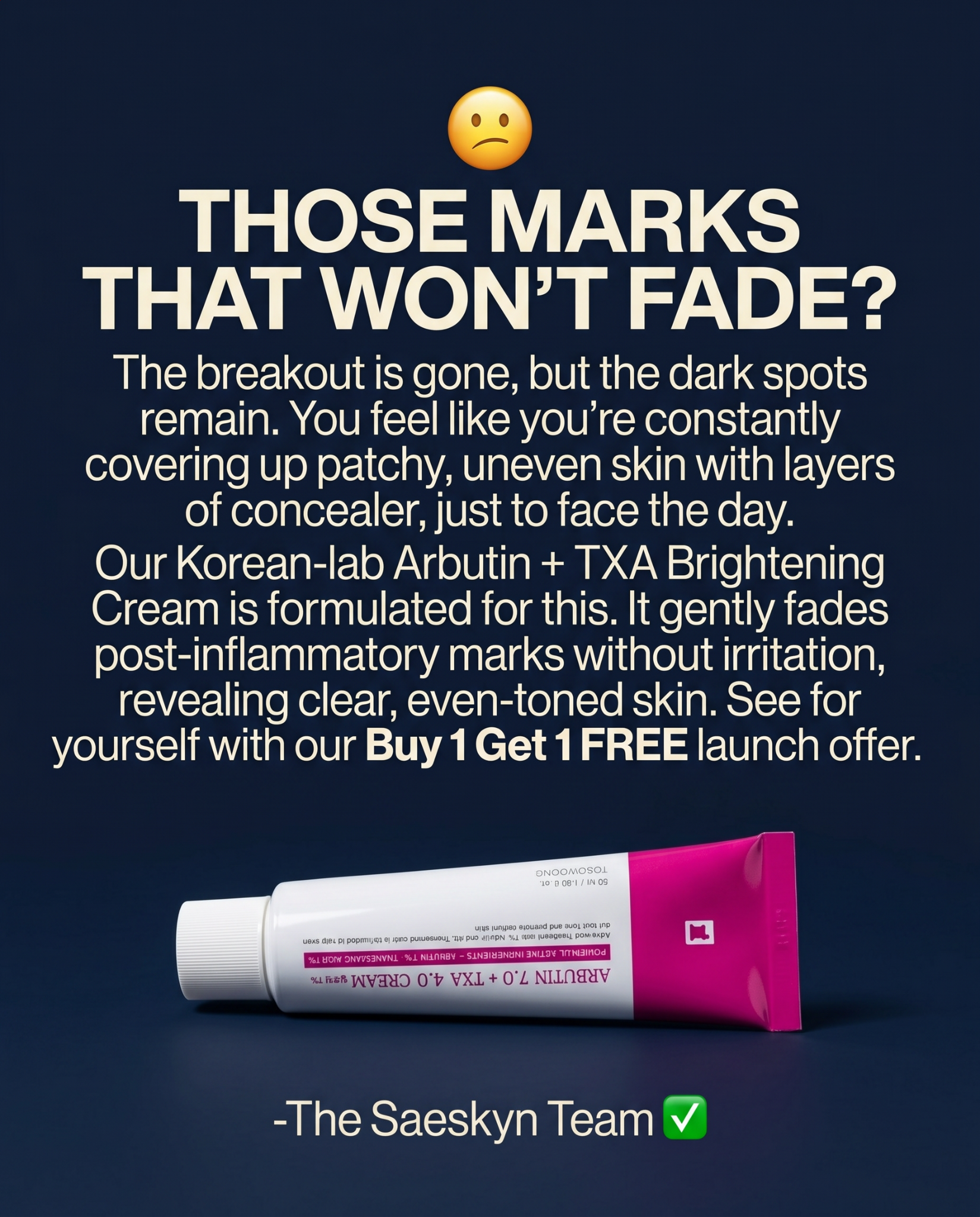 Saeskyn Facebook ad