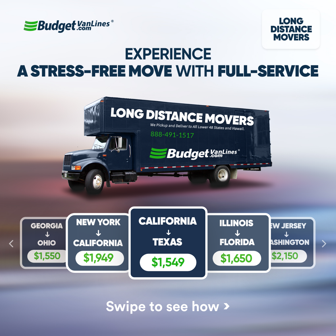 Budget Van Lines Facebook ad