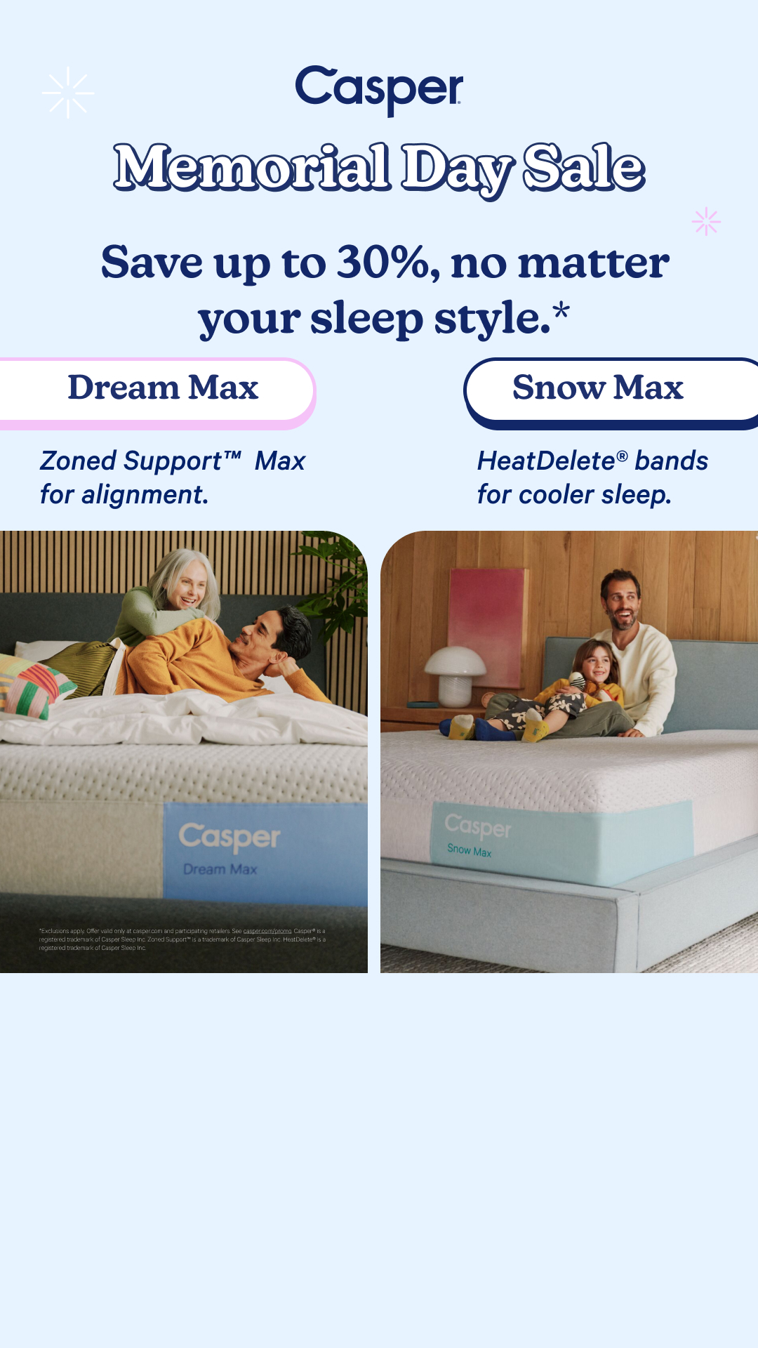 Casper Facebook ad