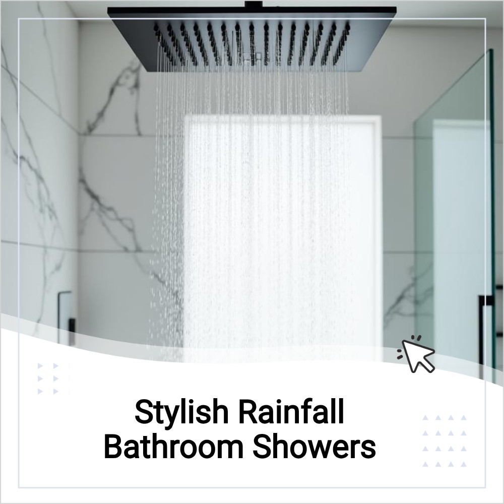 SearchLynk Point Facebook ad: Stylish Rainfall Bathroom Showers?