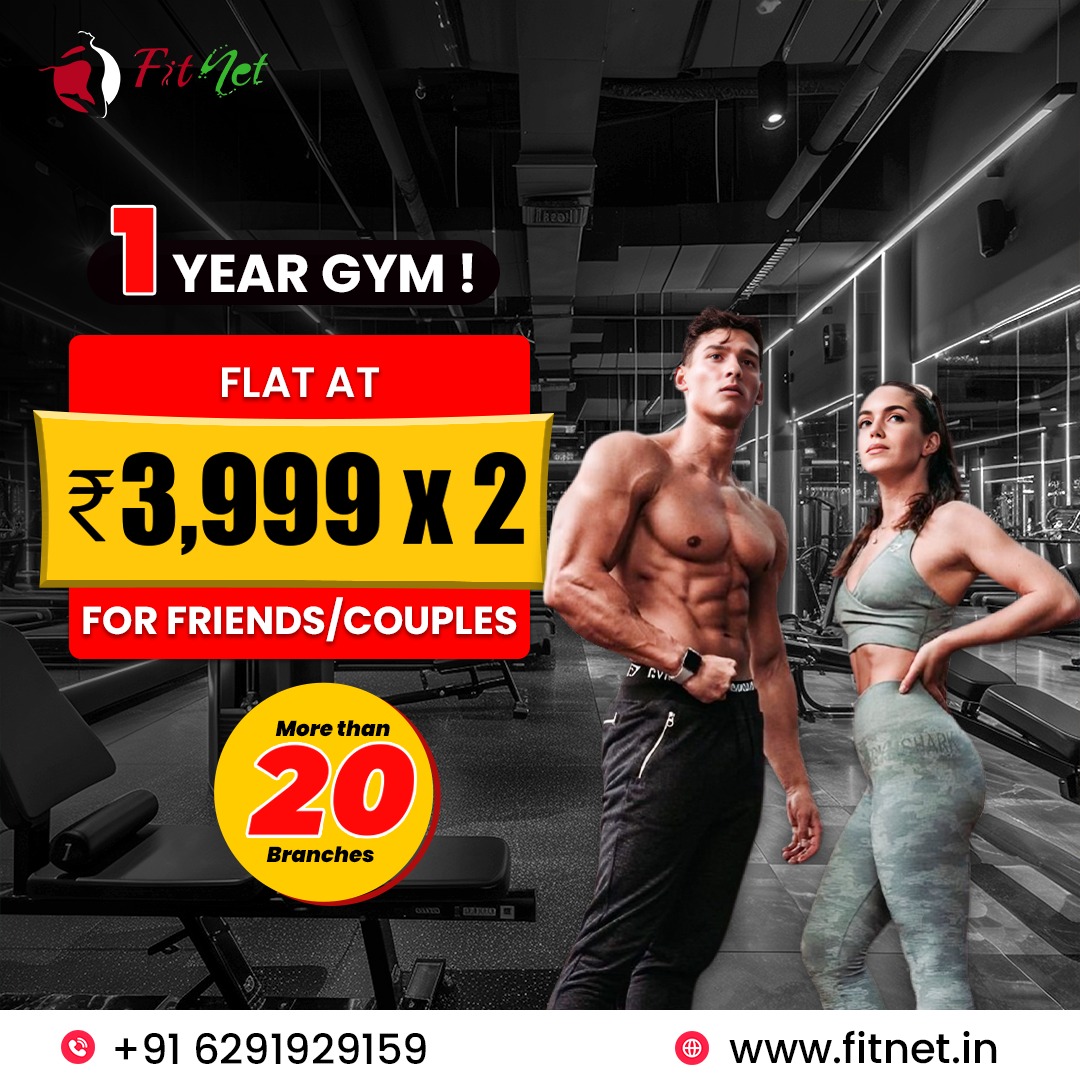 FitNet Facebook ad: Just ₹3,999 x 2 for a full year Call Now: +91 6291929159