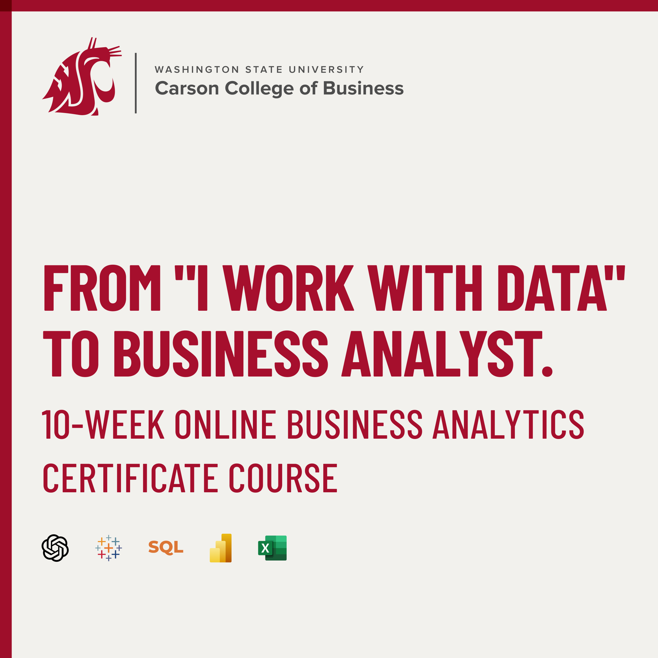 WSU Carson College of Business Facebook ad