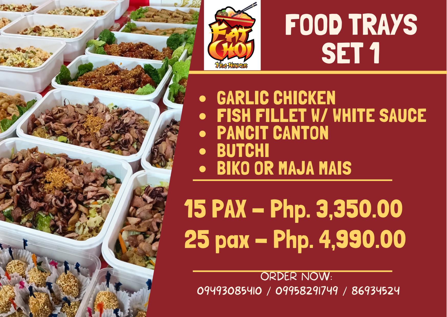 Fat Choi Tea House Catering Services Facebook ad: No Time to Cook?