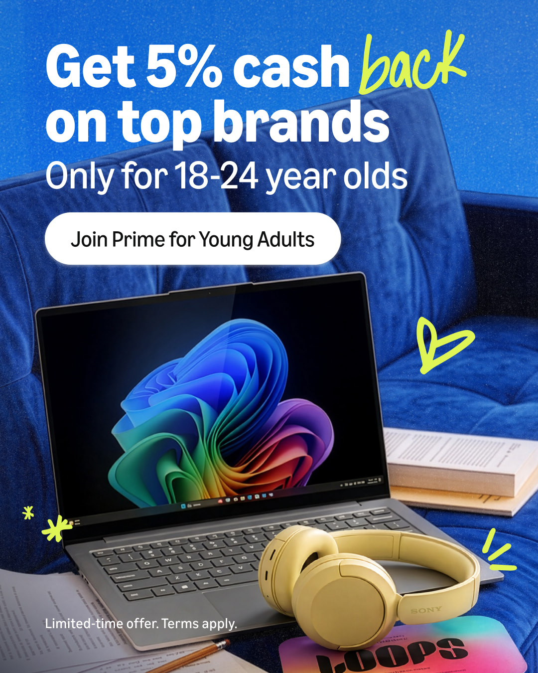 Amazon Prime Facebook ad