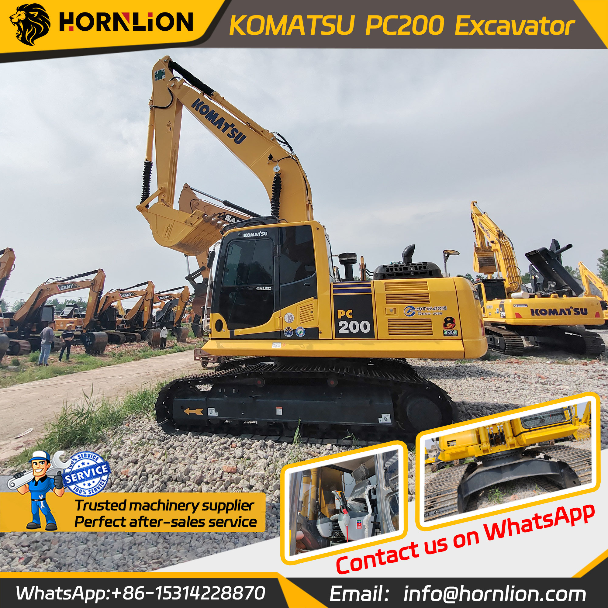Shandong Hornlion Engineering Machinery Co., Ltd. Facebook ad: The Ultimate Fuel-Saver Excavator for African Jobsites