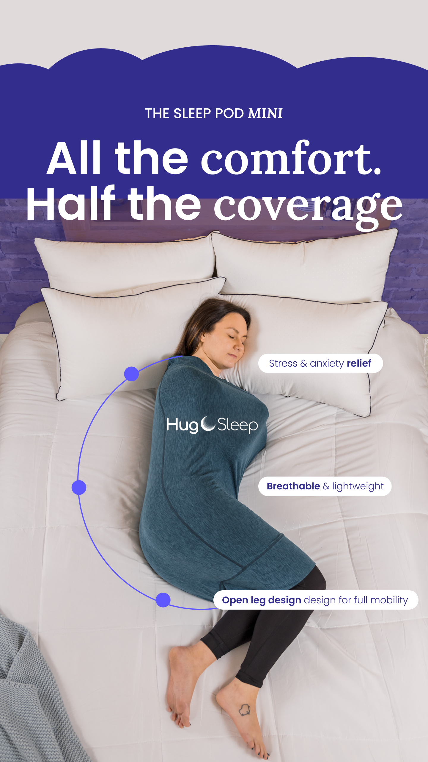 Hug Sleep Pod Facebook ad
