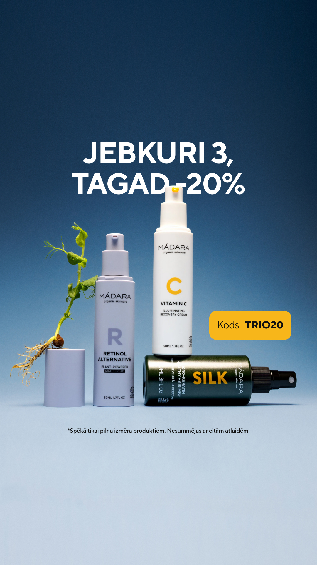 Mádara Organic Skincare Facebook ad