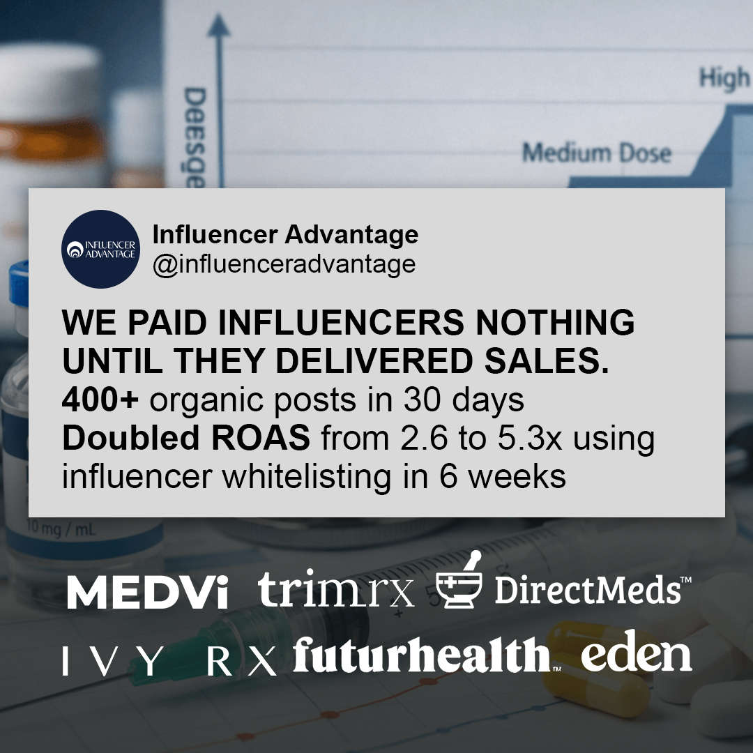 Influencer Advantage Facebook ad