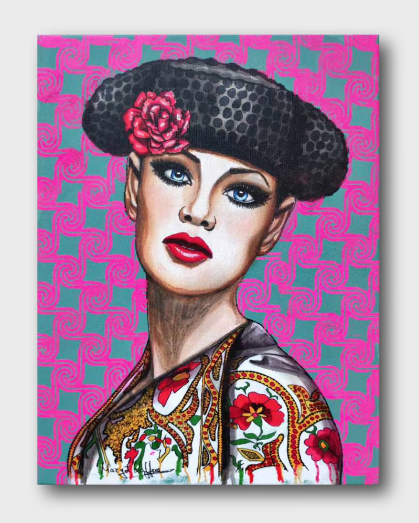 margot laffon_art Facebook ad: Original painting on canvas with inner frame, 30x40…