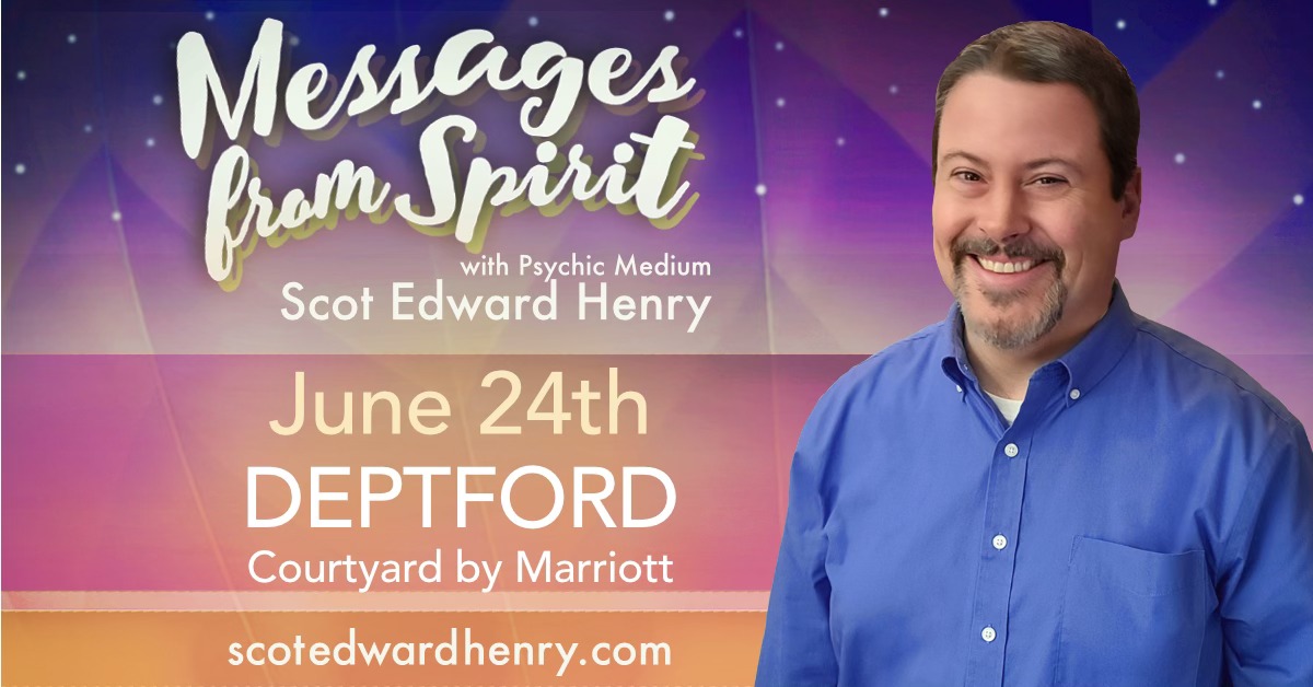 Scot Edward Henry Facebook ad: Messages from Spirit with Psychic Medium Scot Edward Henry…