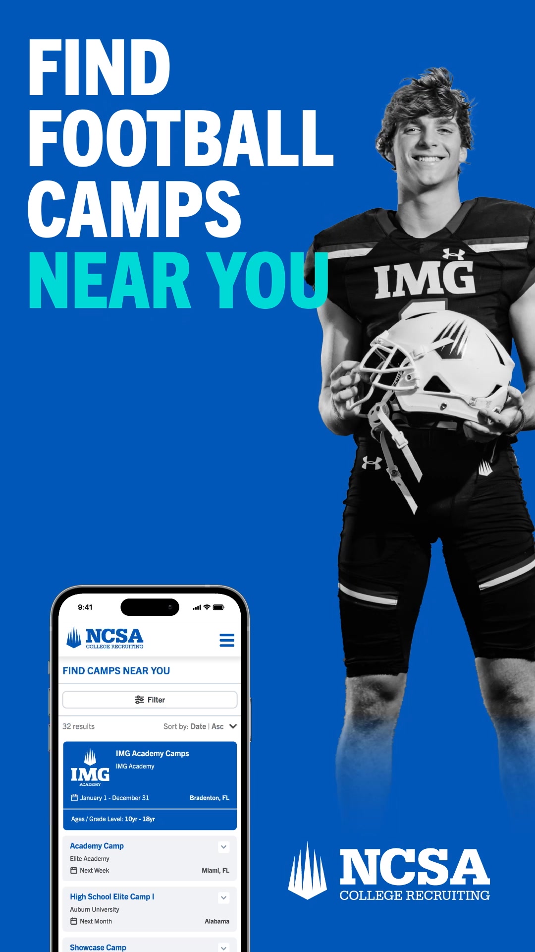 NCSA College Recruiting Facebook ad