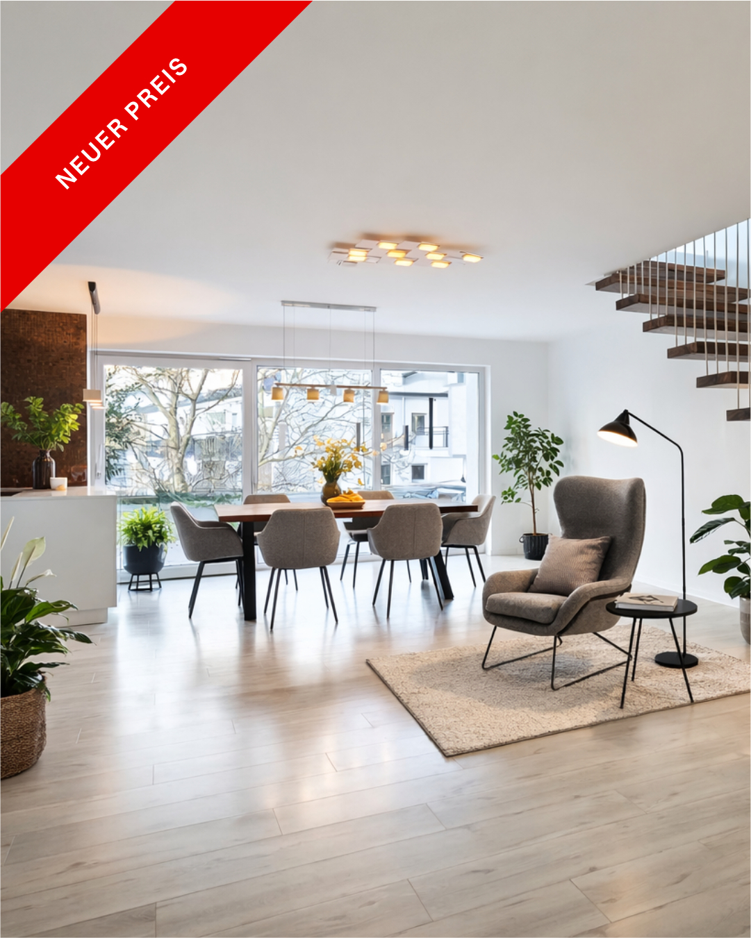 Carsten Proksch Facebook ad: Design trifft Funktion - Wohnung im Hausformat