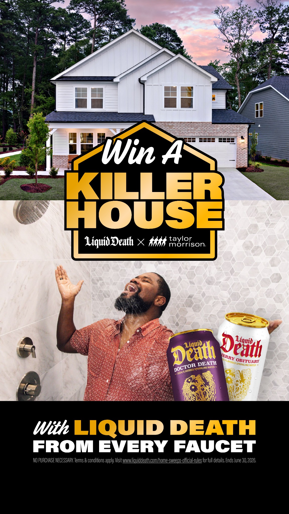 Liquid Death Facebook ad