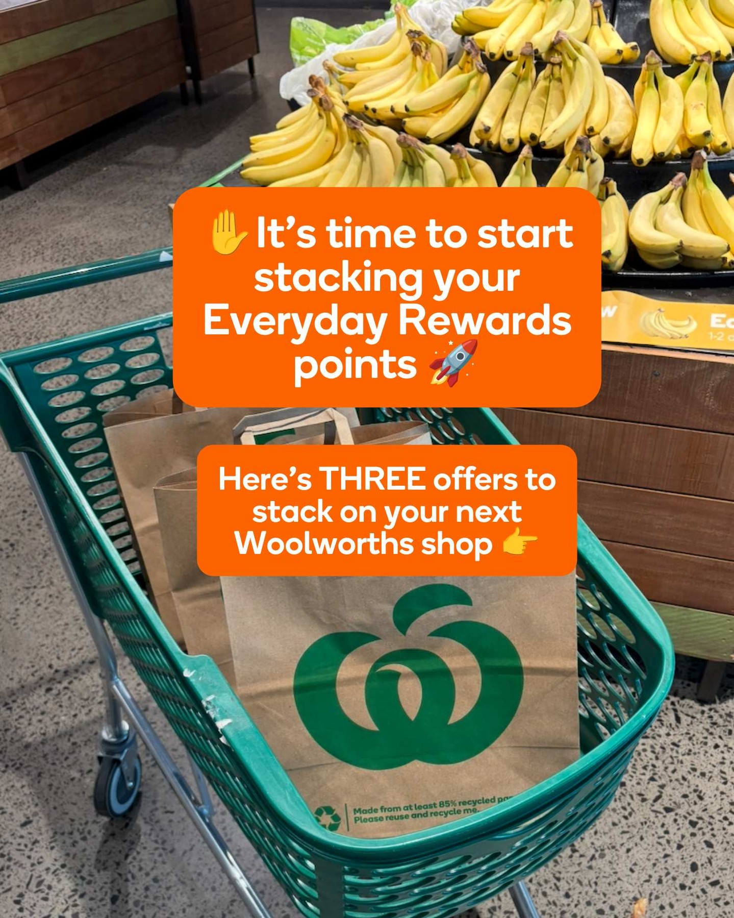 Everyday Rewards Facebook ad: Right now there are THREE ways to supercharge…