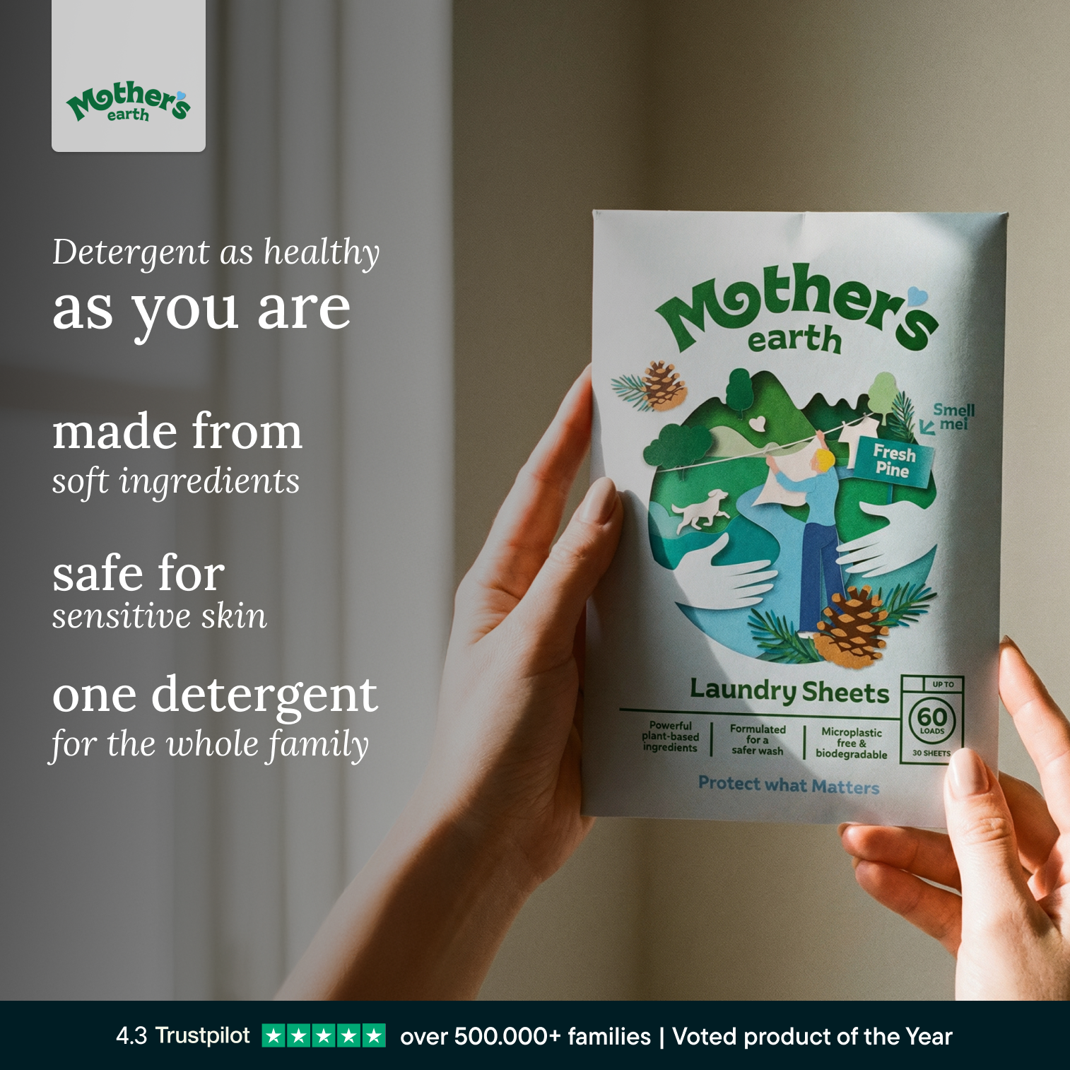 Mothers Earth Facebook ad