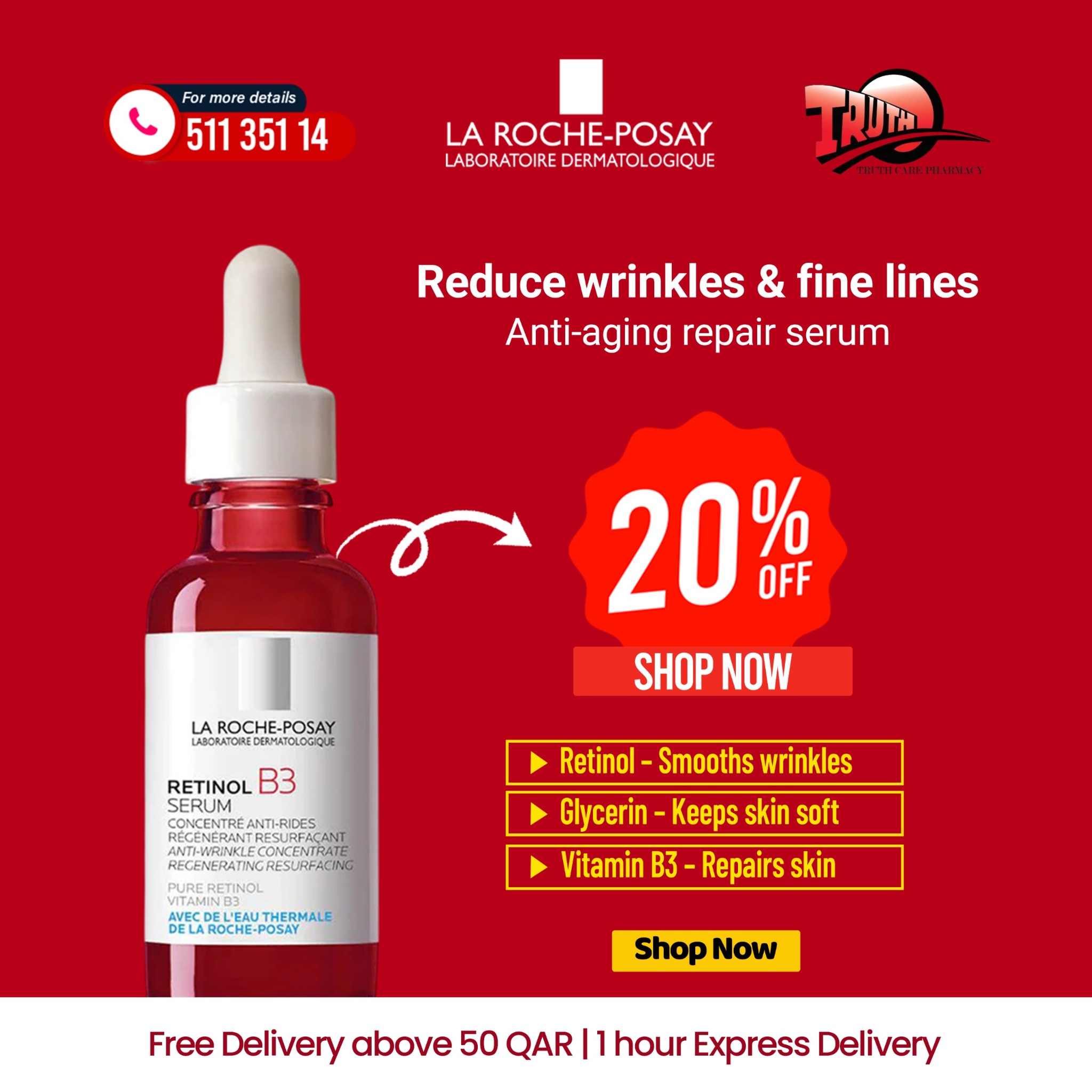 Truth Care Pharmacy Facebook ad: Chat with us