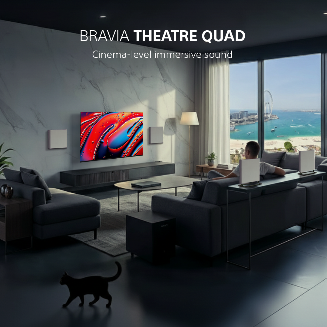 Sony Middle East Facebook ad: Easy setup, immersive sound