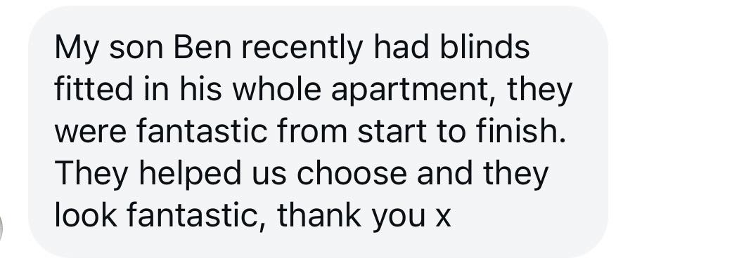 Bauhaus Blinds and Shutters Facebook ad: We absolutely love what we do, and nothing…