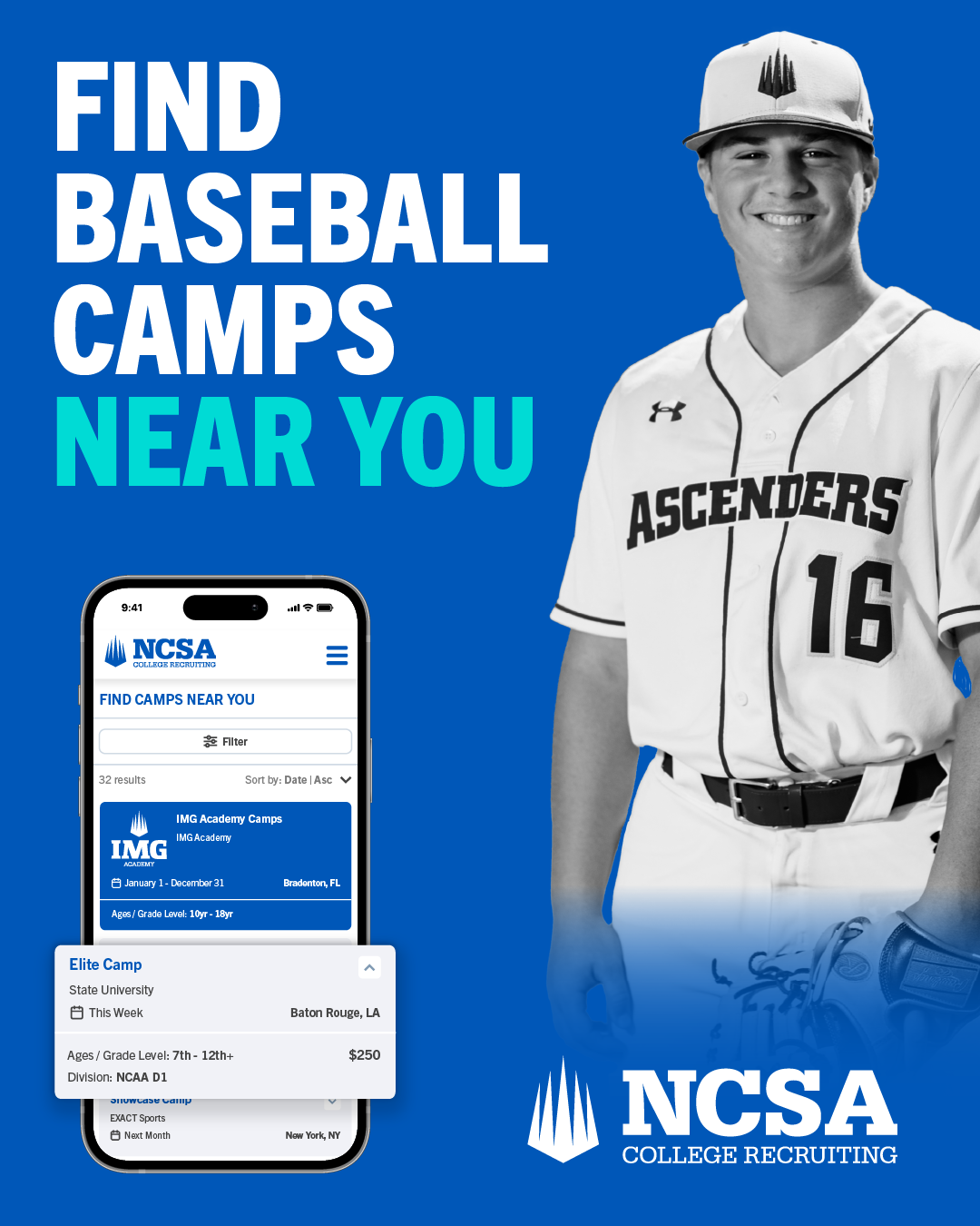 NCSA College Recruiting Facebook ad