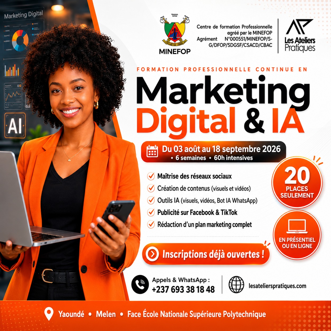 Les Ateliers Pratiques Facebook ad