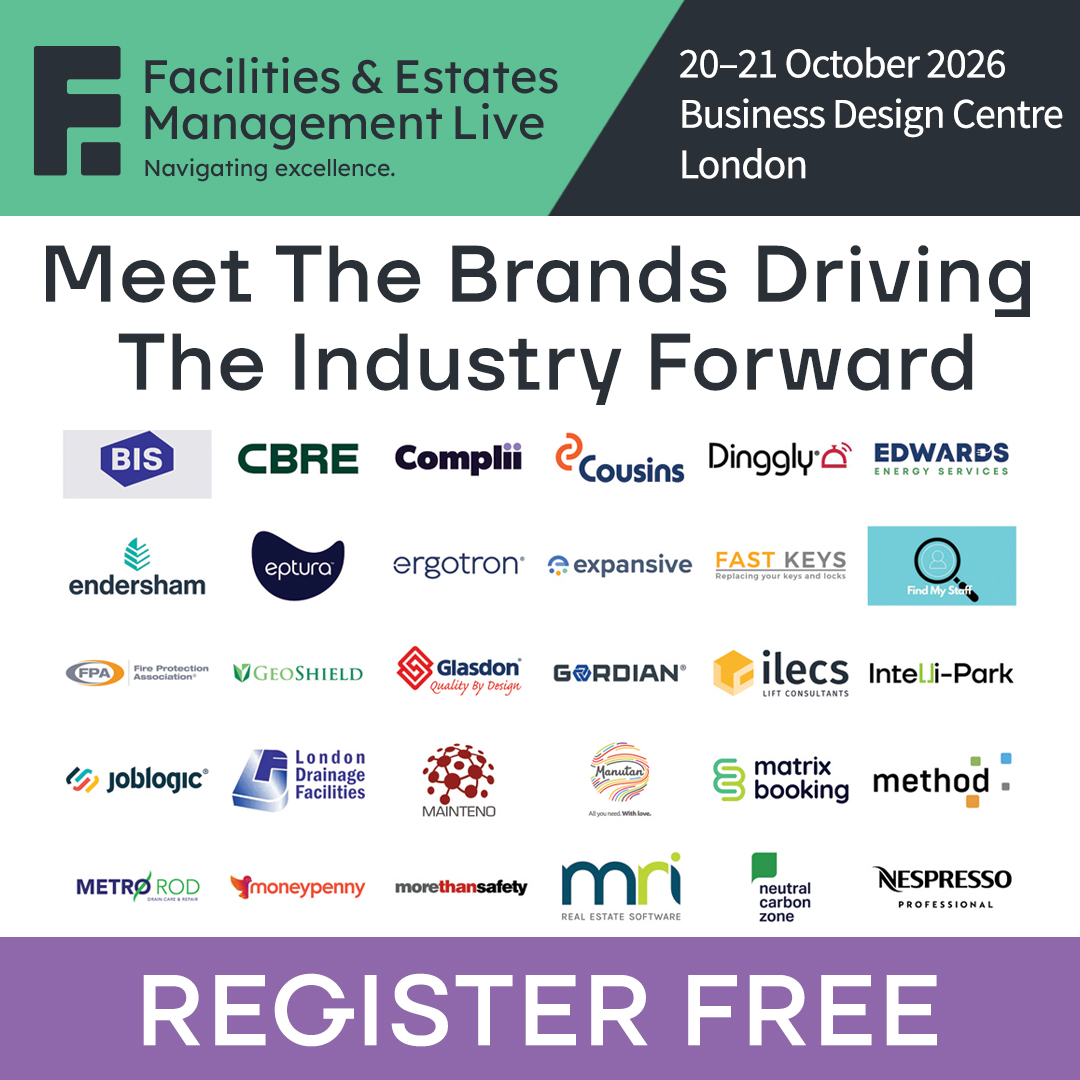 Facilities & Estates Management Live 2026 Facebook ad