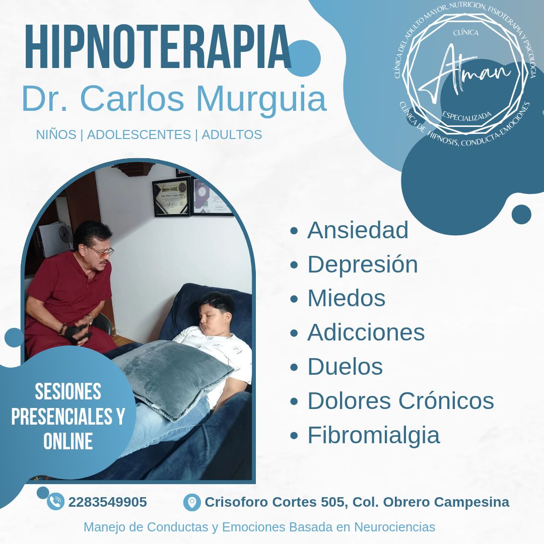 Hipnosis Terapeutica y Acupuntura Neurofisiologica, Xalapa Facebook ad: La Hipnoterapia es la técnica terapéutica que se…