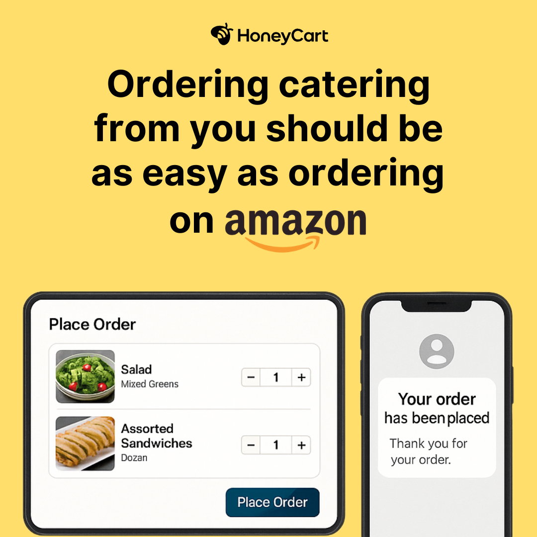 HoneyCart Facebook ad: Simplify Catering Operations