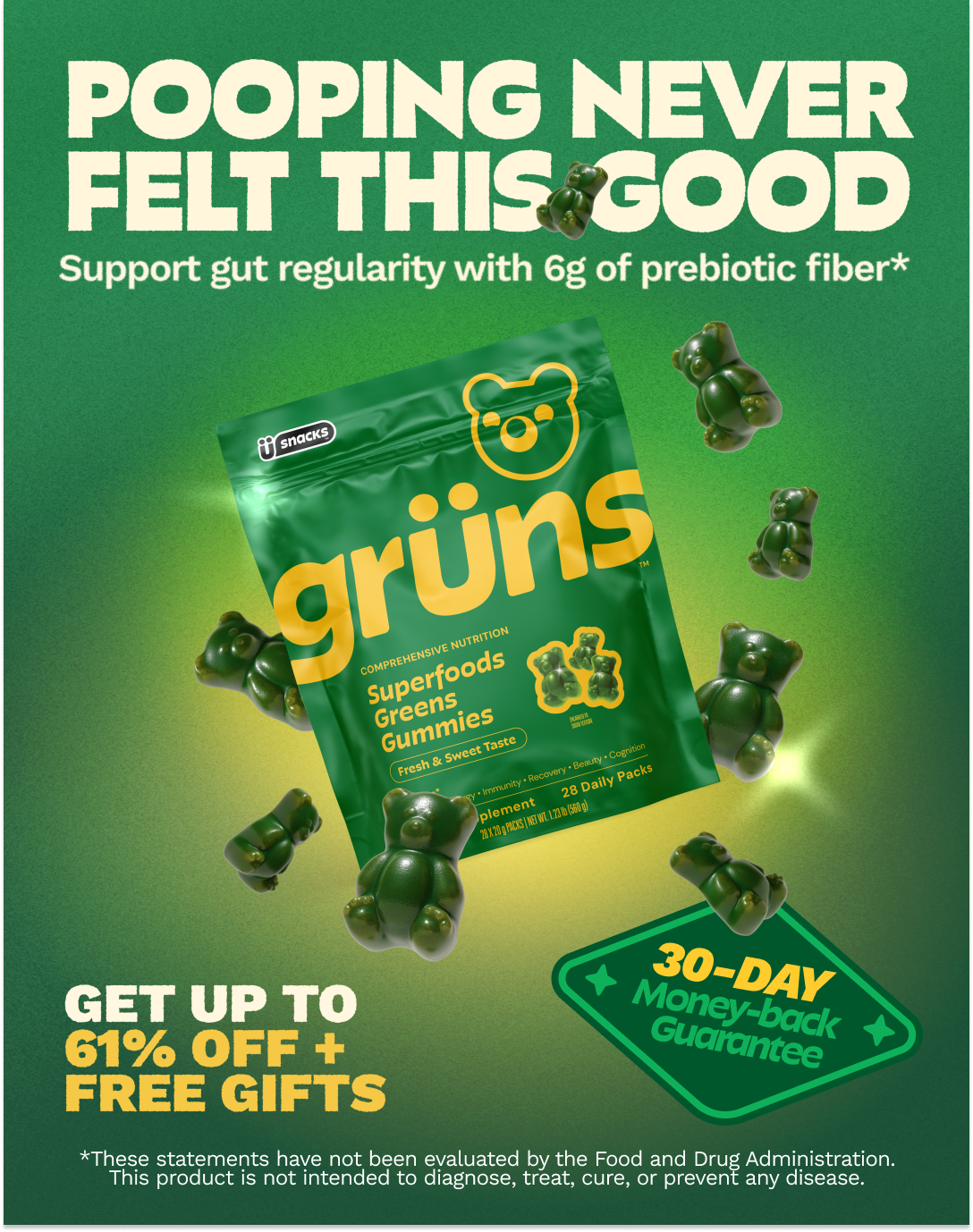 Grüns Facebook ad