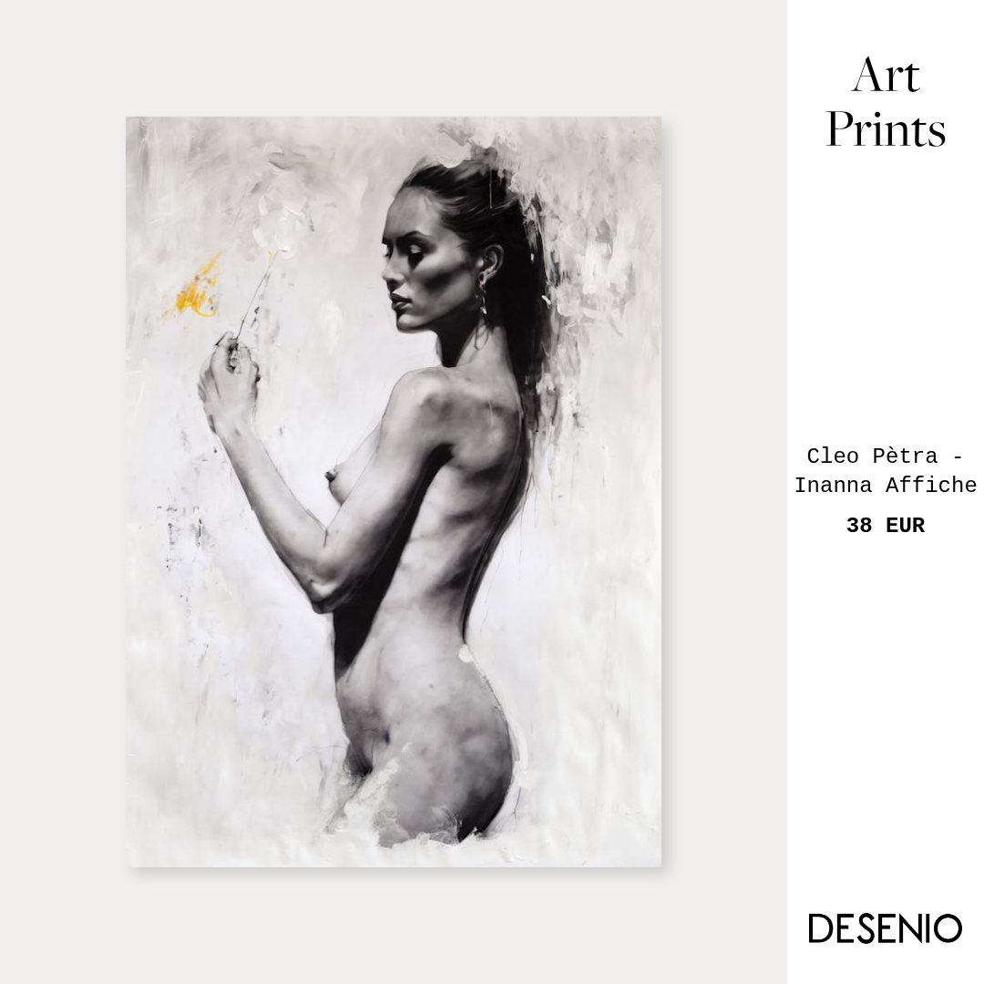 Desenio Facebook ad: Cleo Pètra - Inanna Affiche (50x70 cm)