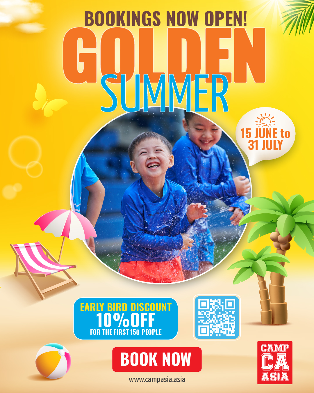 Camp Asia Facebook ad