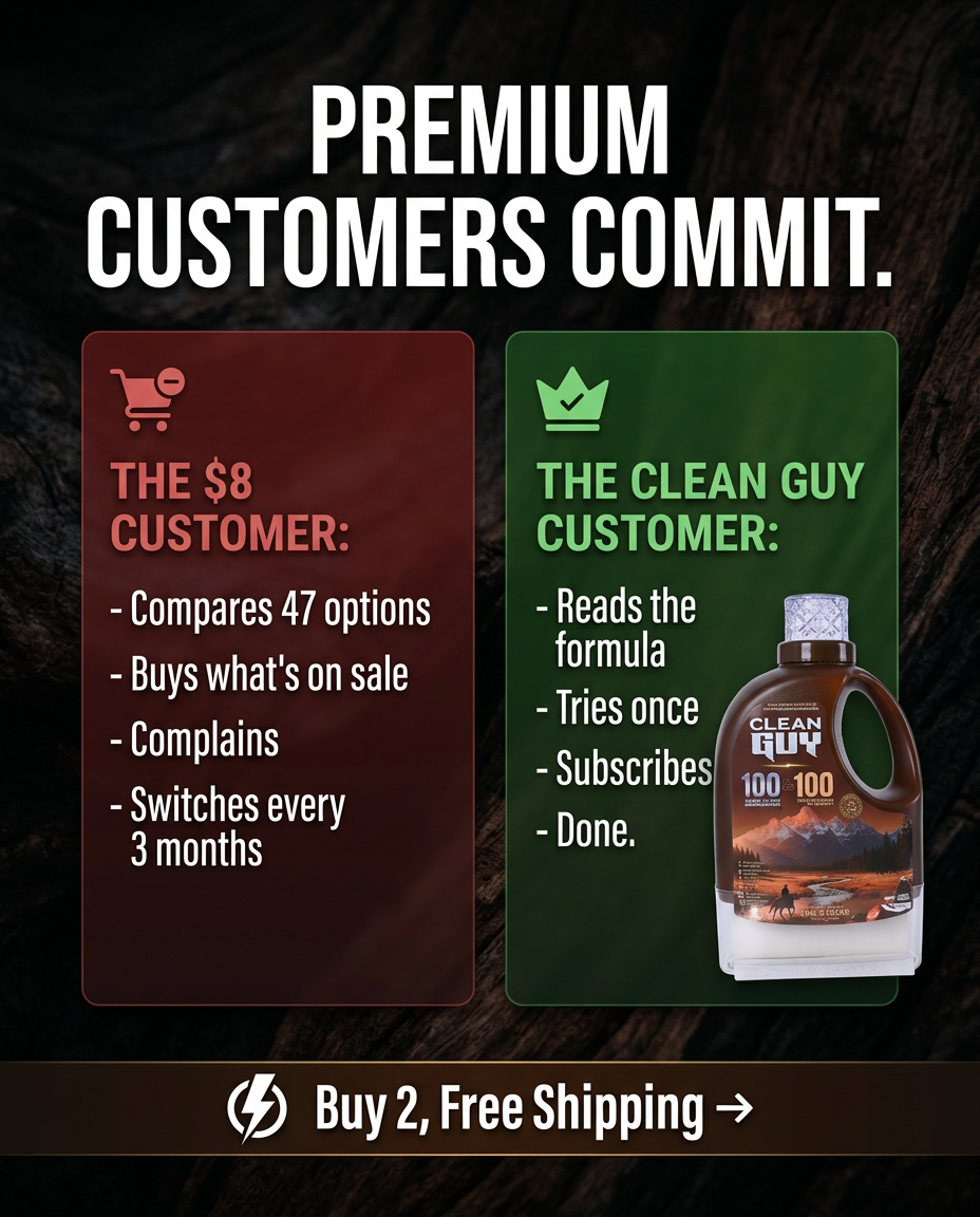 Clean Guy Facebook ad