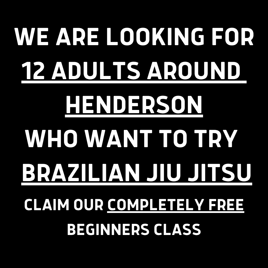Gracie Humaita Henderson Facebook ad: FREE BJJ Class for ADULTS
