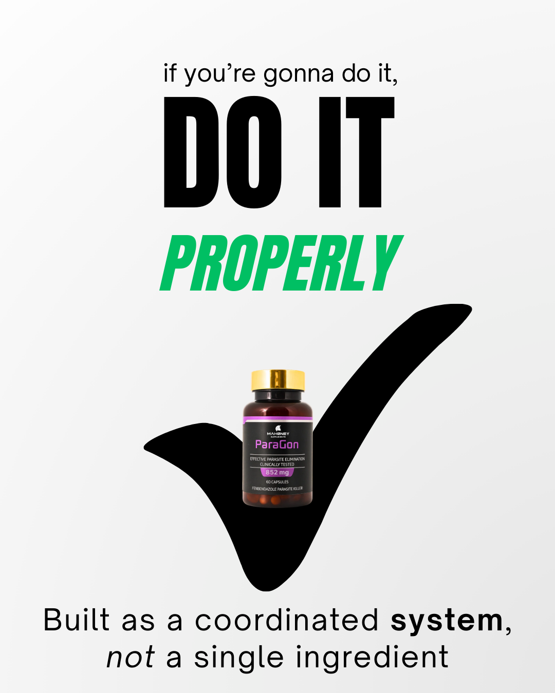 Mahoney Supplements Facebook ad