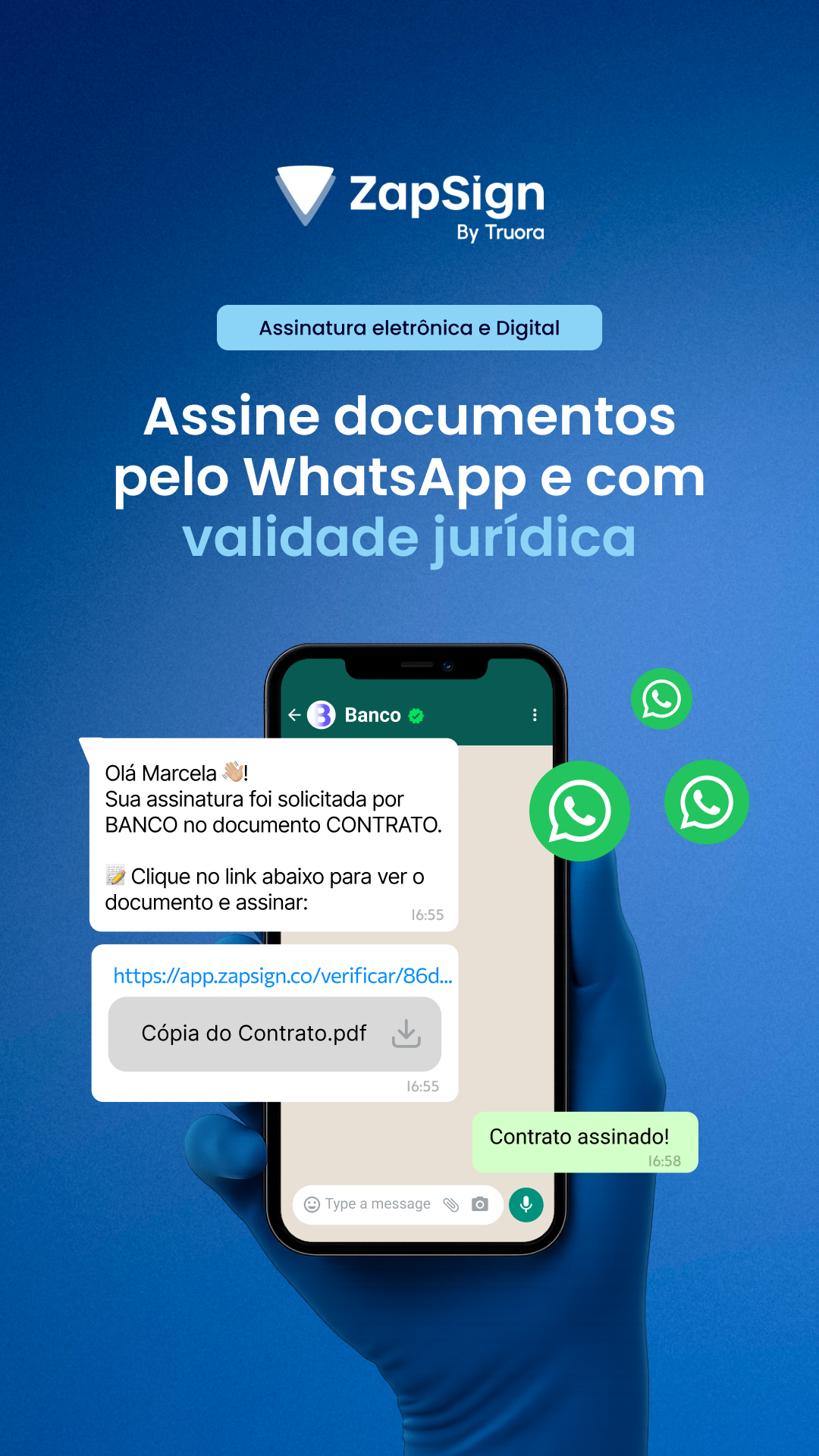 ZapSign Facebook ad