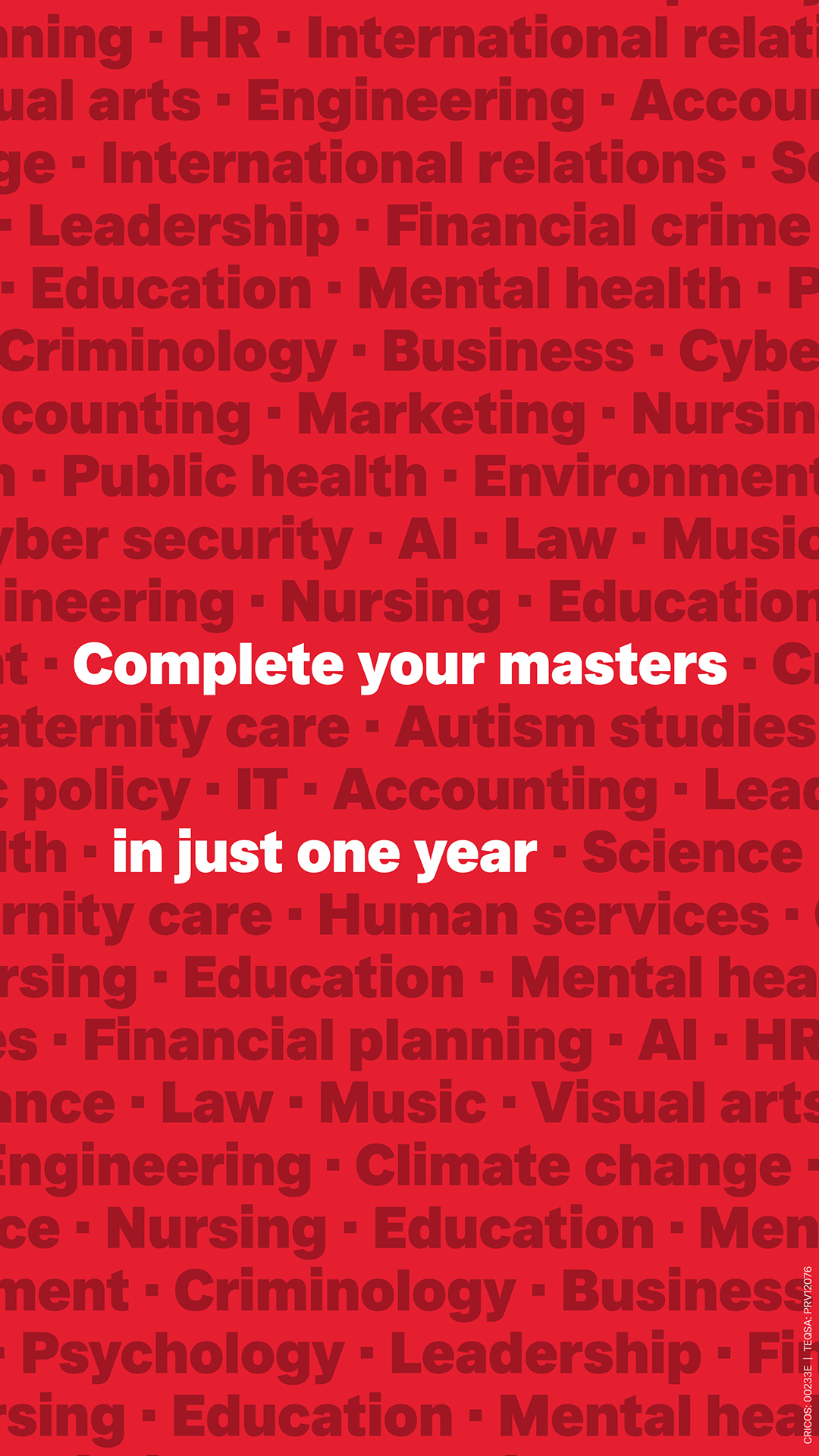 Griffith University Facebook ad