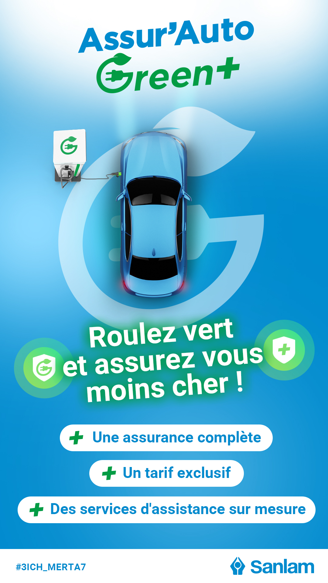 Sanlam Maroc Facebook ad: Super Tombola Green+