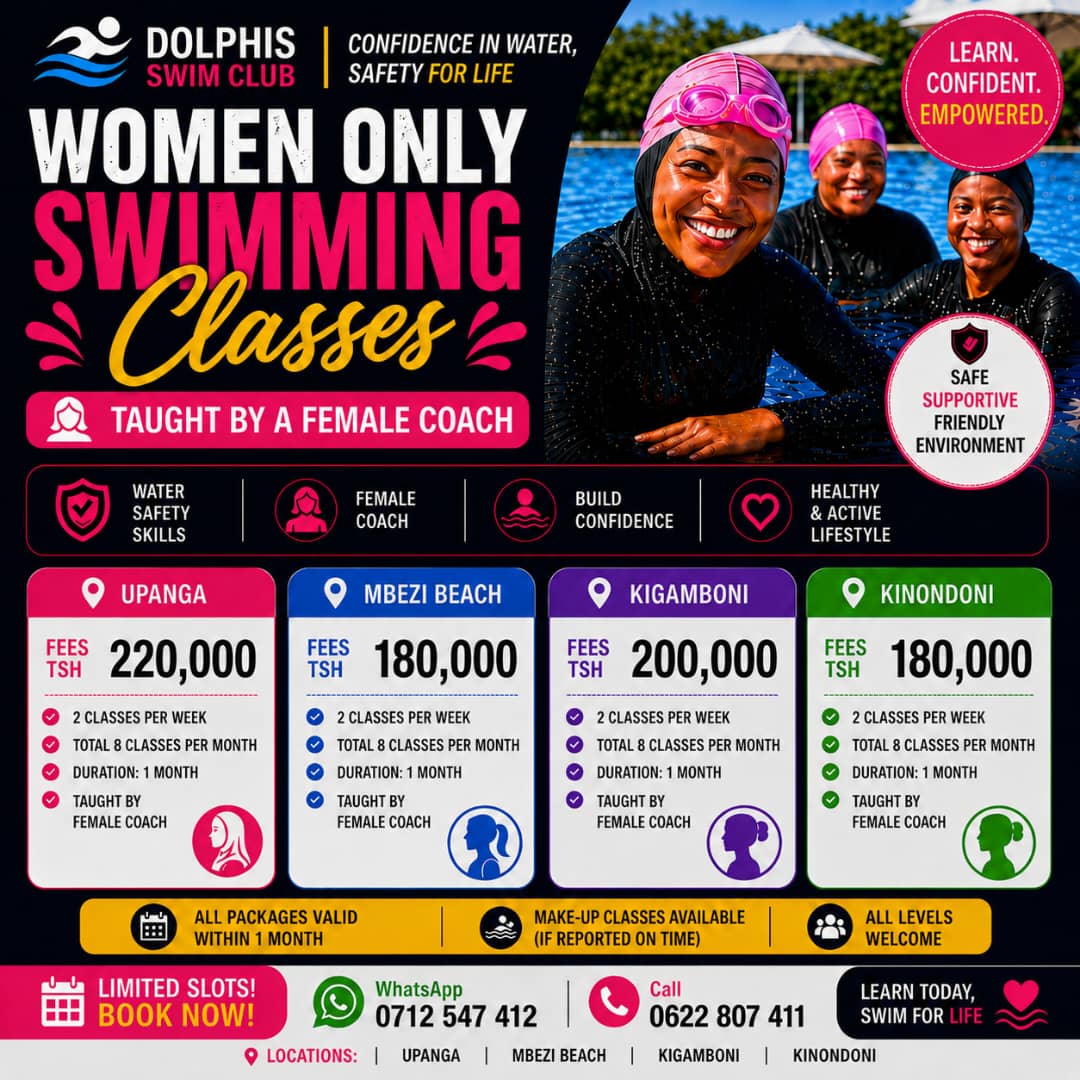 Swim Coach Abel Facebook ad: Tought By a female Coach