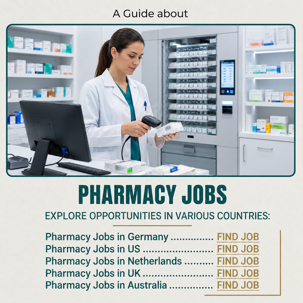 Job Center Facebook ad: Pharmacy Work Opportunities