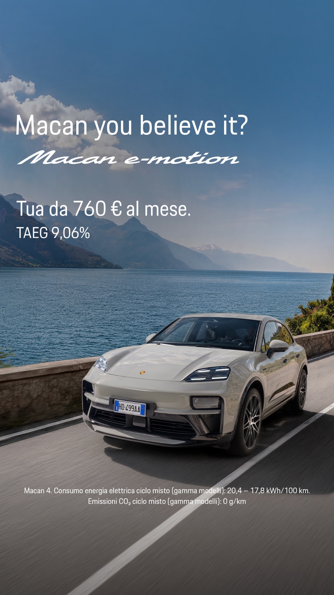 Porsche Facebook ad