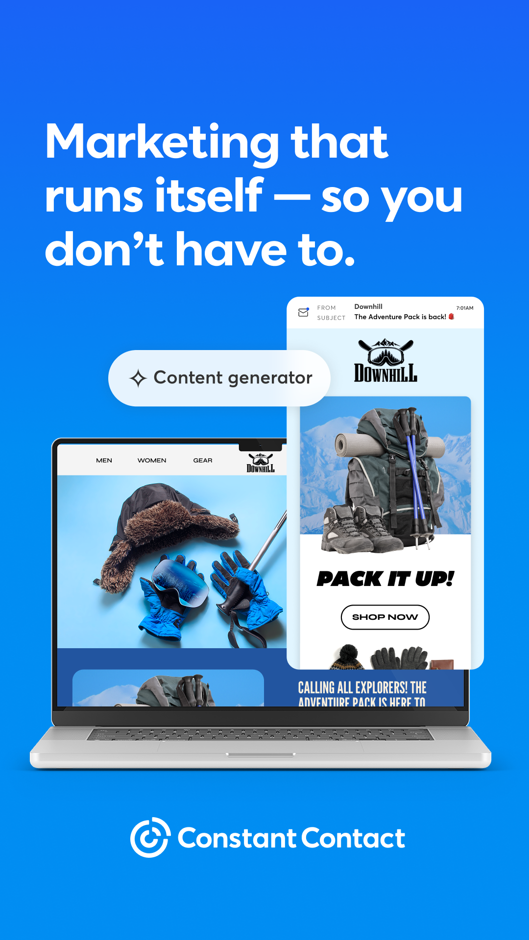Constant Contact Facebook ad