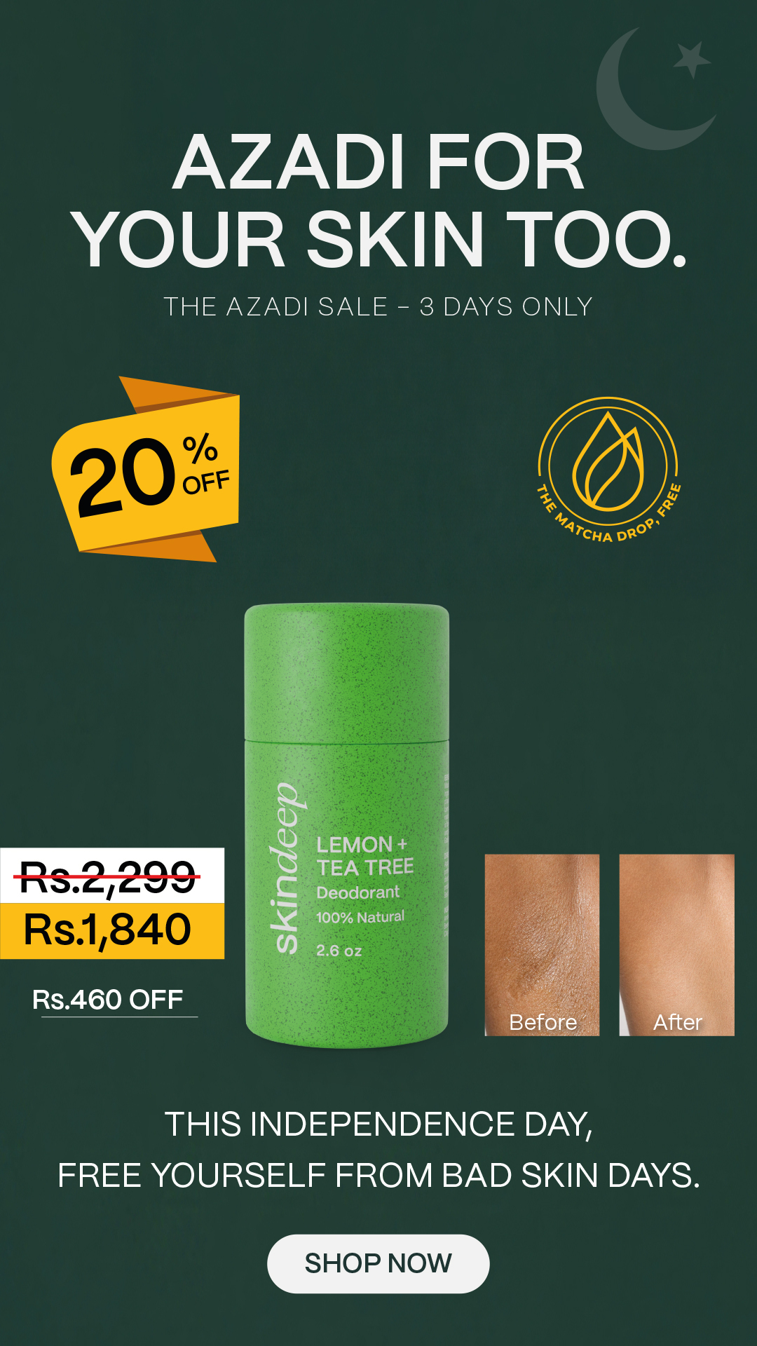Skin Deep Facebook ad