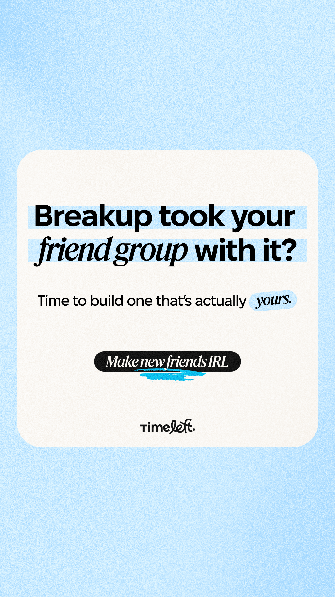 Timeleft Facebook ad