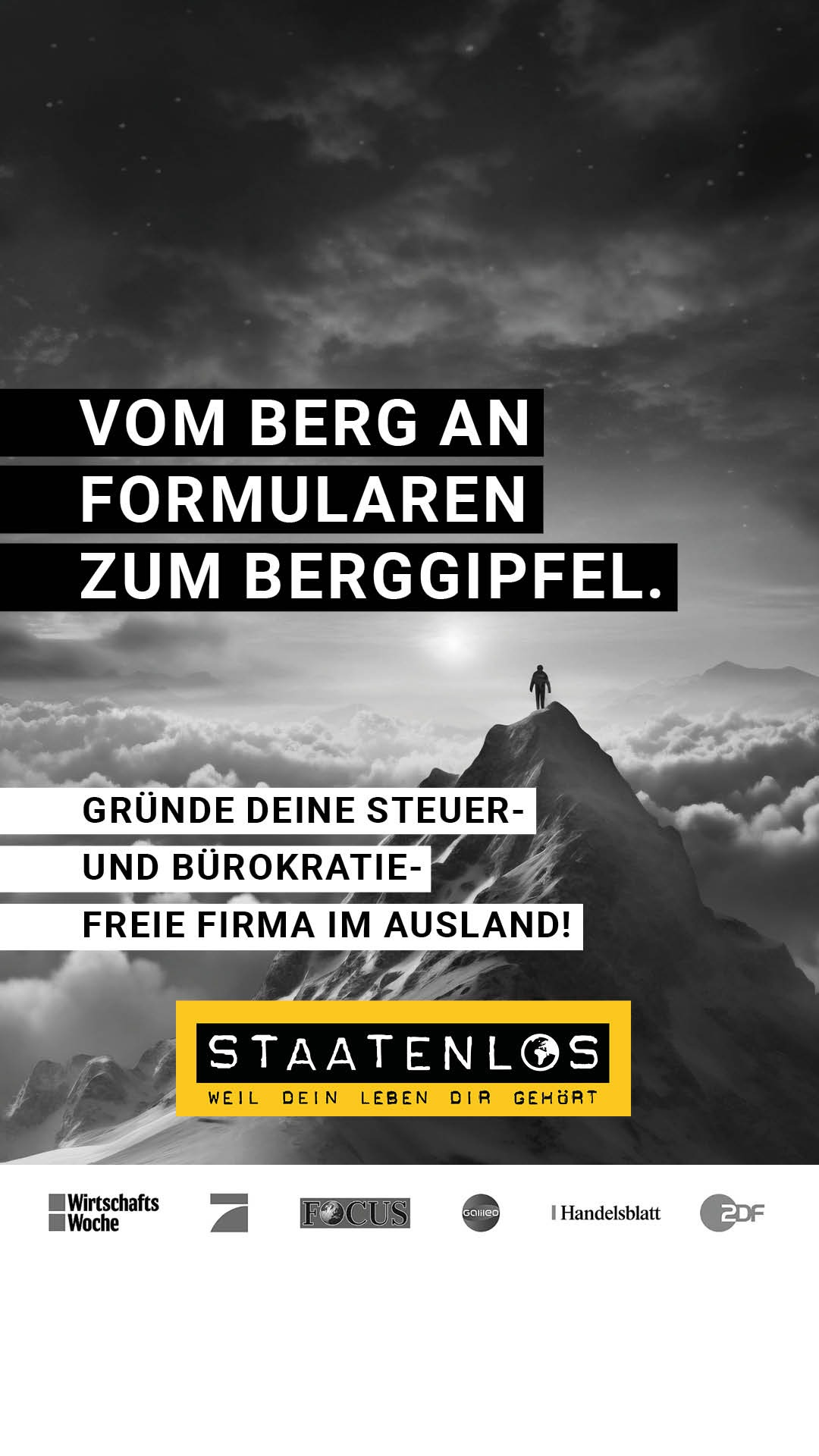 Staatenlos Facebook ad