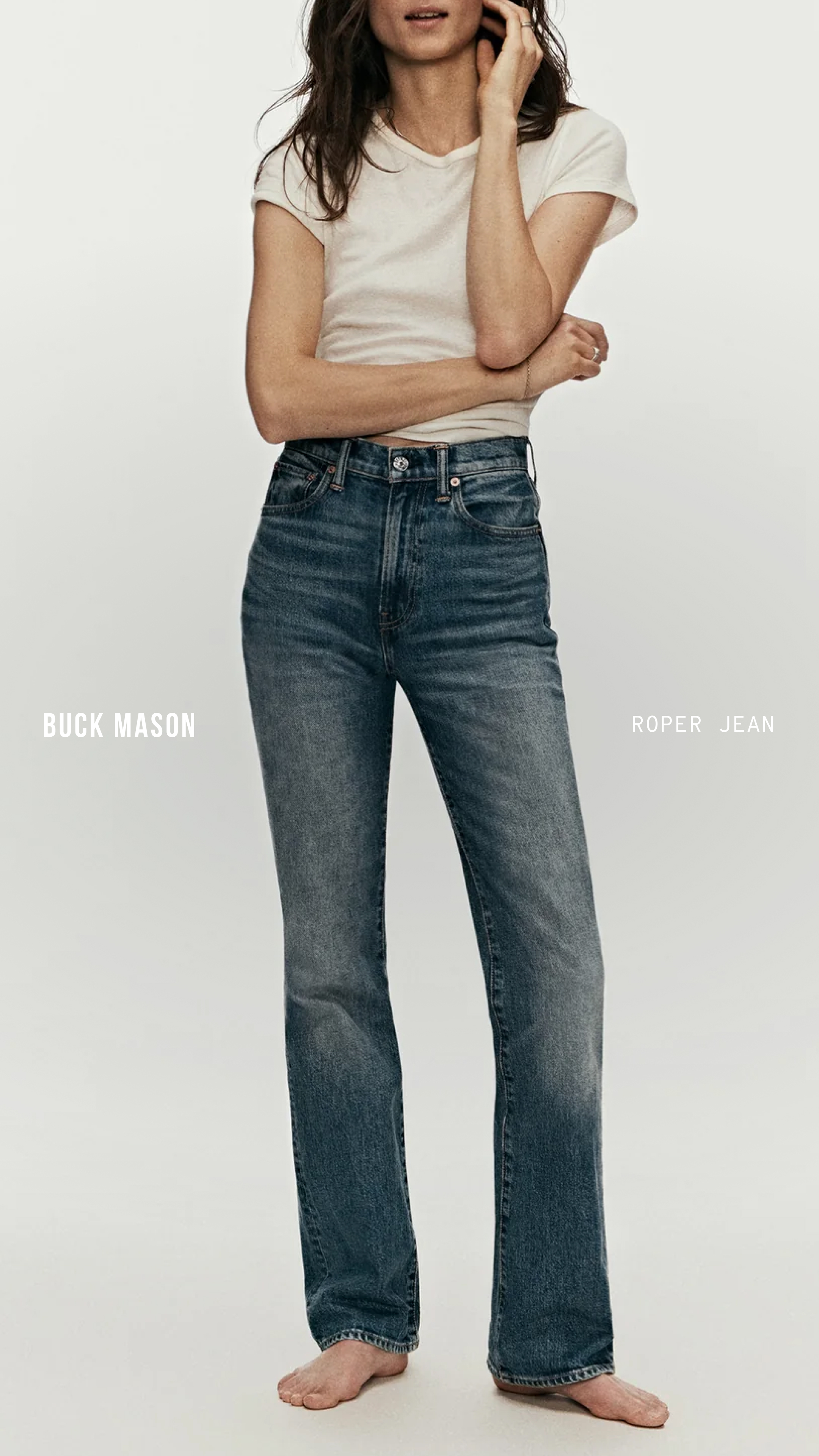 Buck Mason Women's Facebook ad
