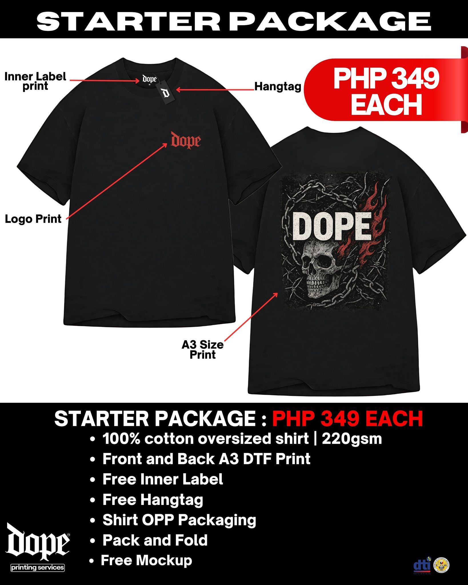 DOPE Printing Services Facebook ad