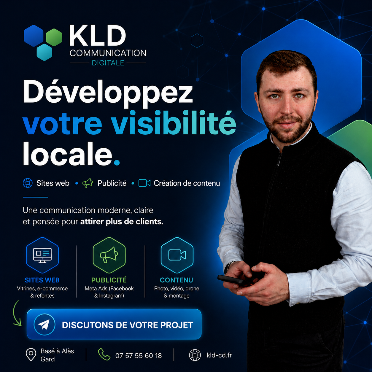 KLD Communication Digitale Facebook ad from May 26, 2026