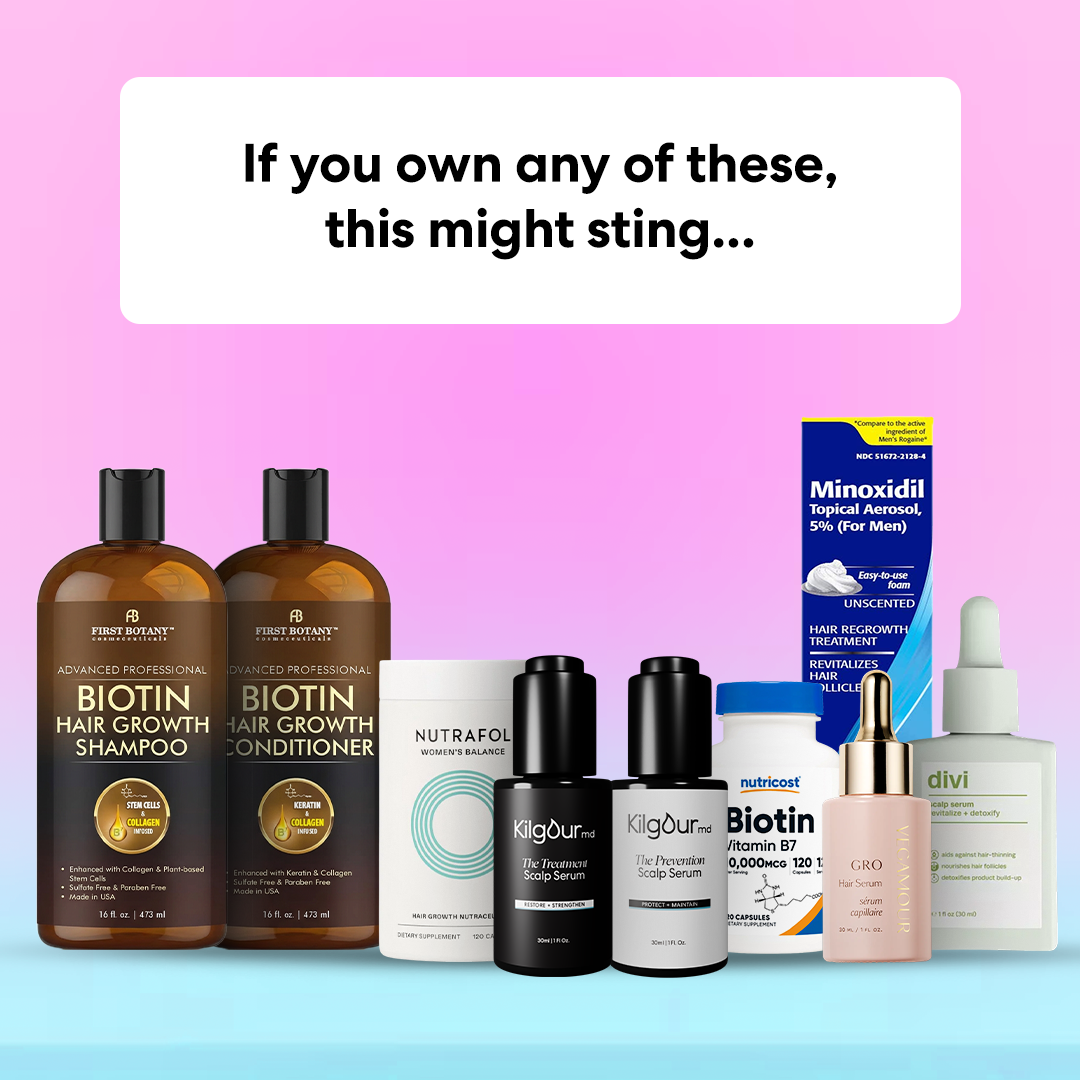 Menopausal Hair Loss Help Facebook ad
