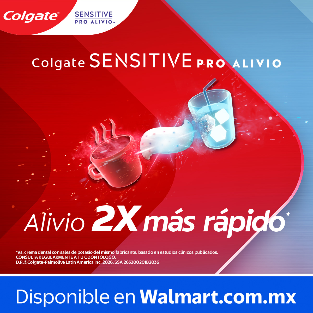 Walmart México Facebook ad: Cuida tus dientes sensibles y sigue disfrutando tus…