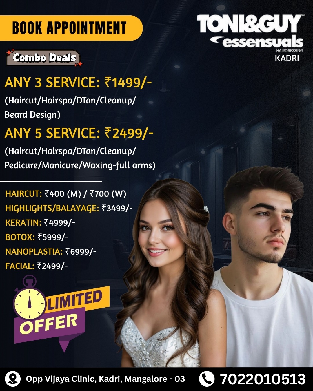 Toni&Guy Essensuals Kadri Facebook ad
