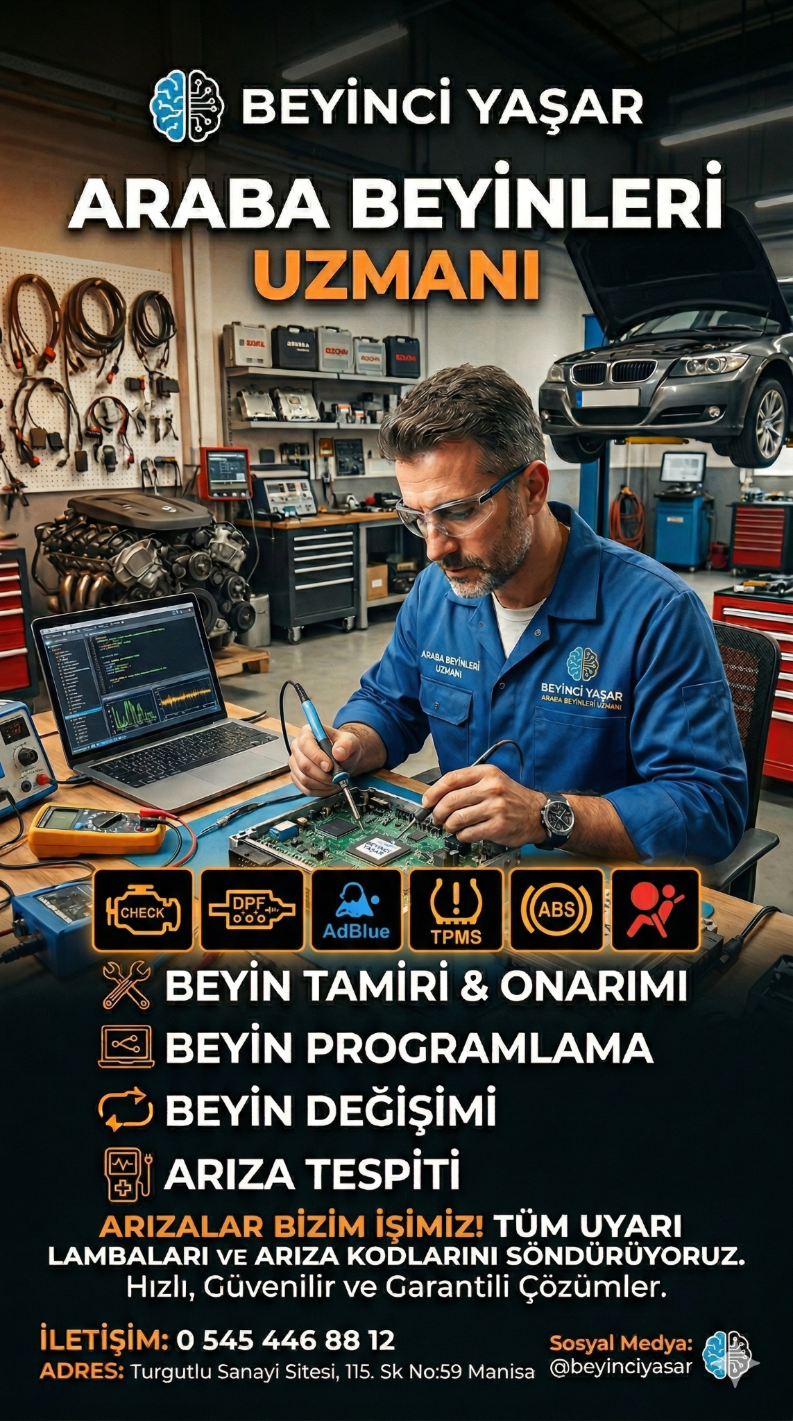 Beyinci Yaşar Turgutlu Facebook ad: Arıza Lambasına Kesin Çözüm!